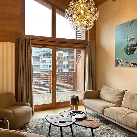 De Standing 3 Chambres, Terrasse, Centre Les Gets, Proche Commerces, Parking Inclus - Fr-1-623-353