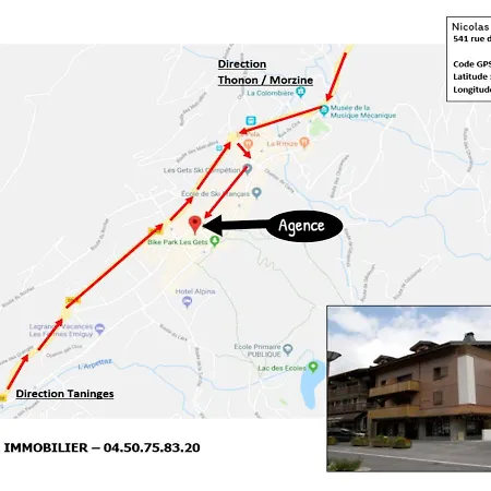 De Standing 3 Chambres, Terrasse, Centre Les Gets, Proche Commerces, Parking Inclus - Fr-1-623-353 Apartment Les Gets